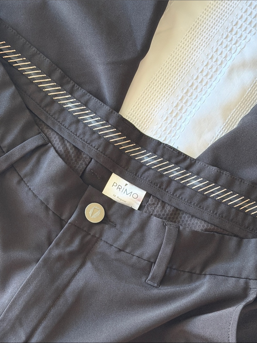 Men's Black Primo Golf Joggers - Picture 5 of 7